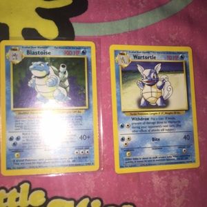 1st Edition Pokémon Character Card Set 1995 RARE